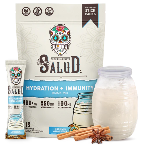 Salud 2-in-1 Hydration Packets + Immunity Electrolytes Powder